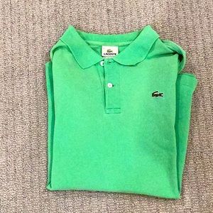 men’s Lacoste polo light green size xxl